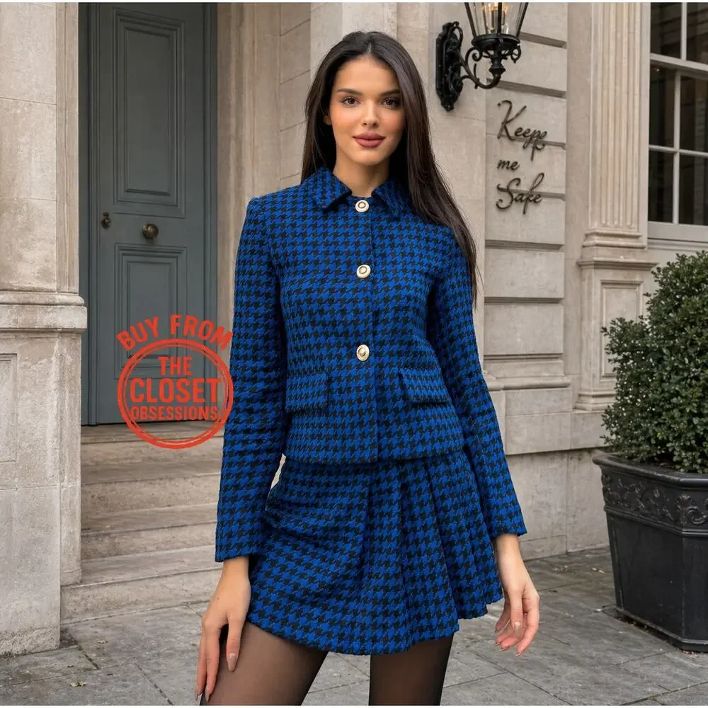 BLOGGER FAVE!!! ZARA Houndstooth Blazer - Picture 8 of 16